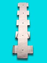 Toile de balancelle adaptable BERTRAND/BFI/PAIN feutre synthétique pour cadre dimension intérieure 1320 * 140 mm à 7 poches