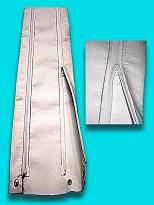 Toile de balancelle adaptable LAMBERT feutre synthétique gouttière dimension finie 1890 * 350 mm à fermeture zip