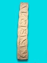 Toile de balancelle adaptable SUBAL feutre laine pour cadre de dimension intérieure 1670 * 140 mm à 8 poches et 4 œillets