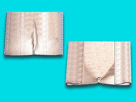 Toile de balancelle adaptable MADA 1-4 feutre laine gouttière dimension ouverte 1065 * 300 mm à velcro + 2 pinces